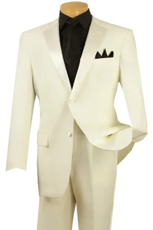 (36R) Regular Fit 2 Piece Tuxedo in Ivory