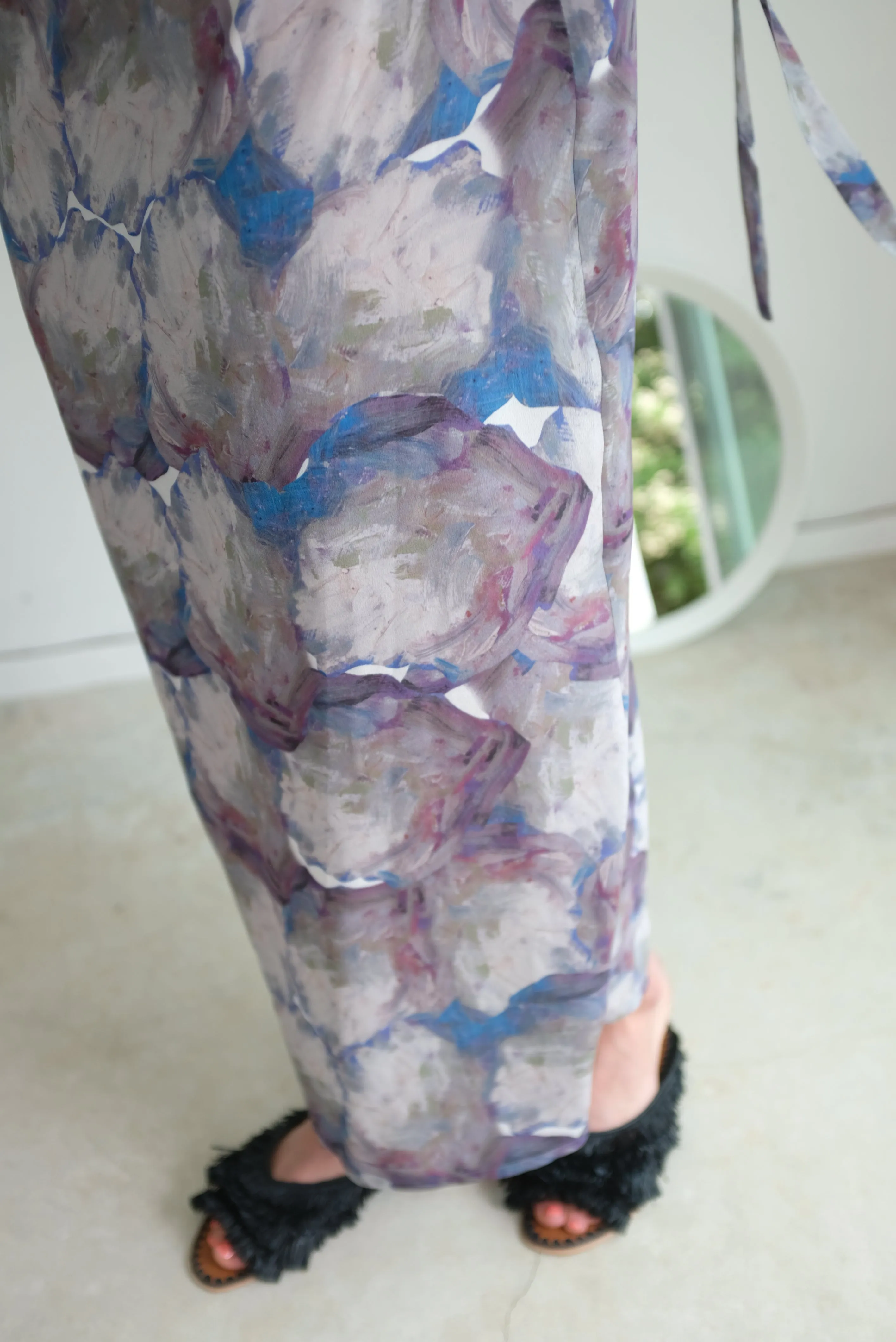 Anntian Wrapp Dress Print G-VV