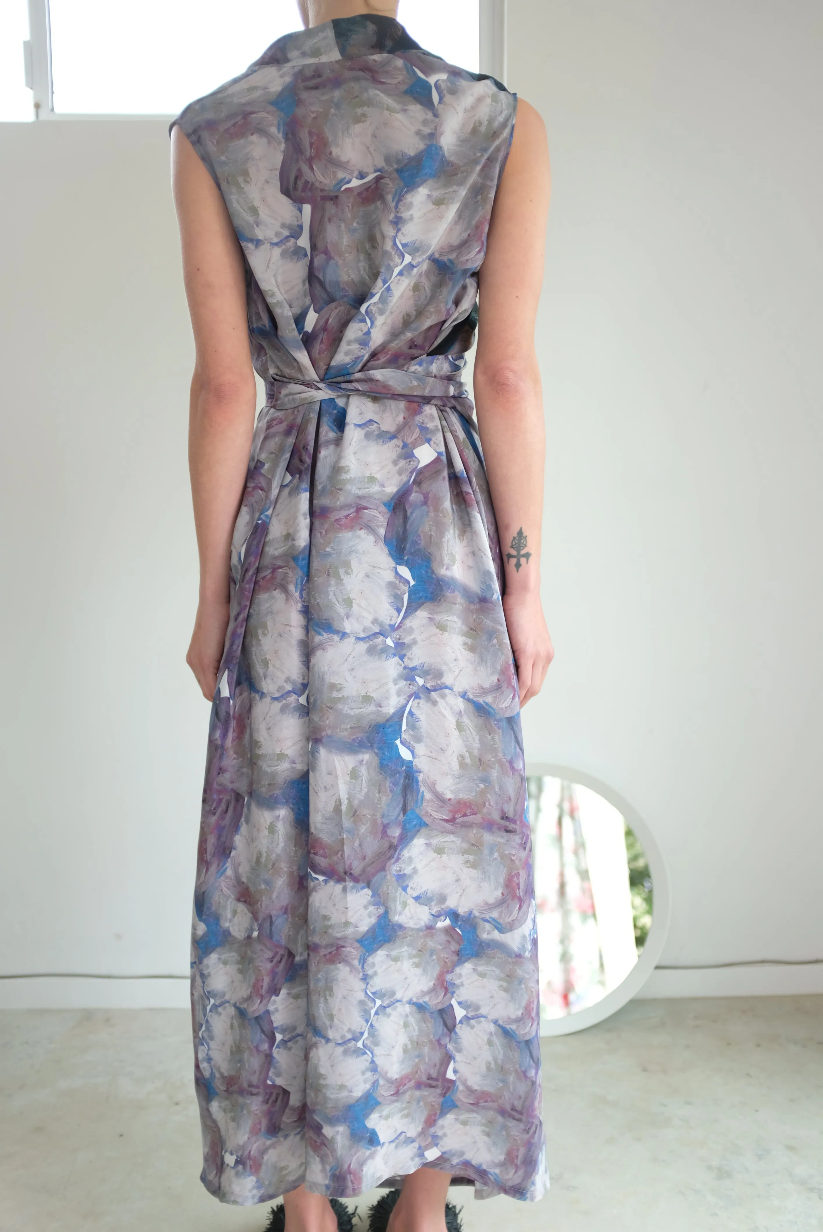 Anntian Wrapp Dress Print G-VV