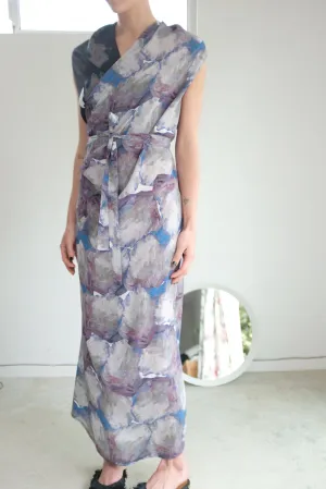 Anntian Wrapp Dress Print G-VV