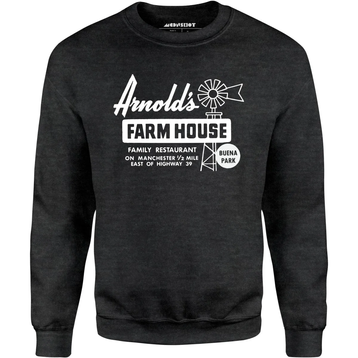 Arnold's Farmhouse - Buena Park, CA - Vintage Restaurant - Unisex Sweatshirt