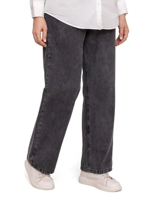 Black 4 Wide Jeans