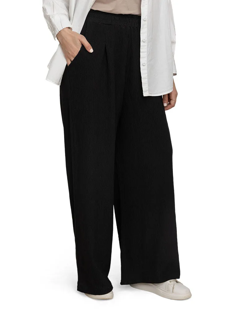 Black Crochet Pant