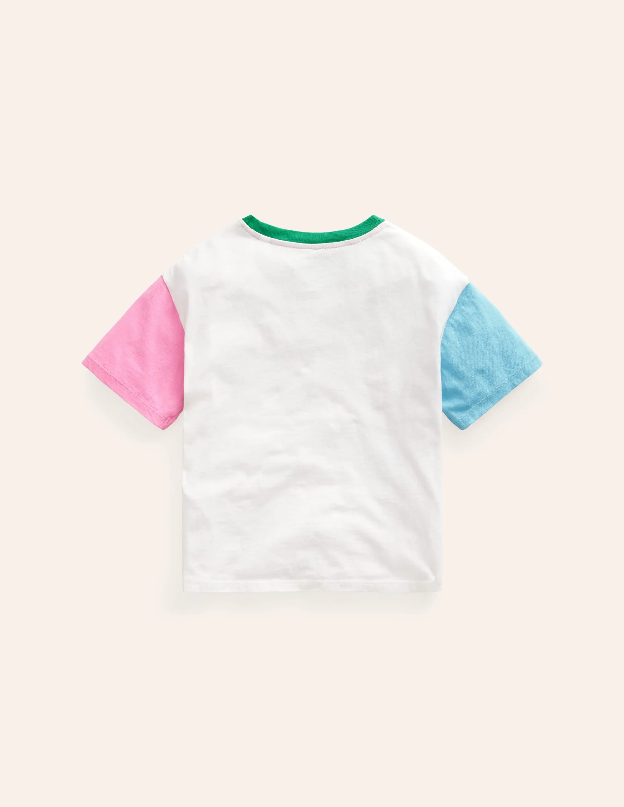 Boucle Relaxed T-shirt-Vanilla White Escape To Nature