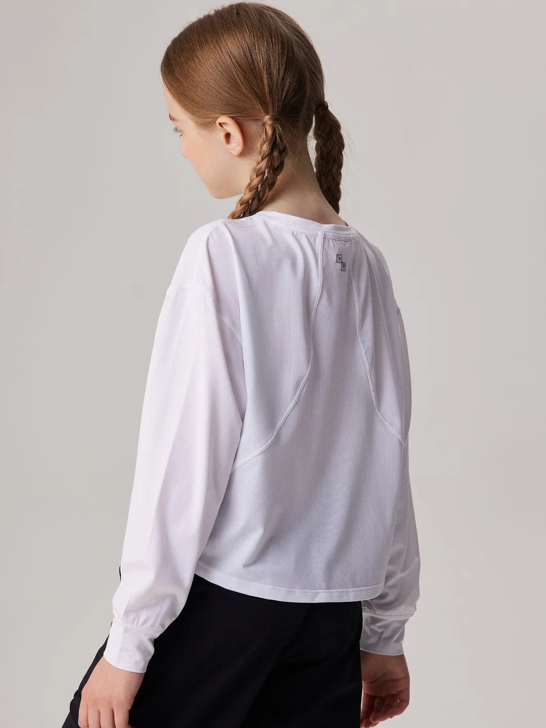 Breathable Loose Longsleeve Cut-Off Pullover