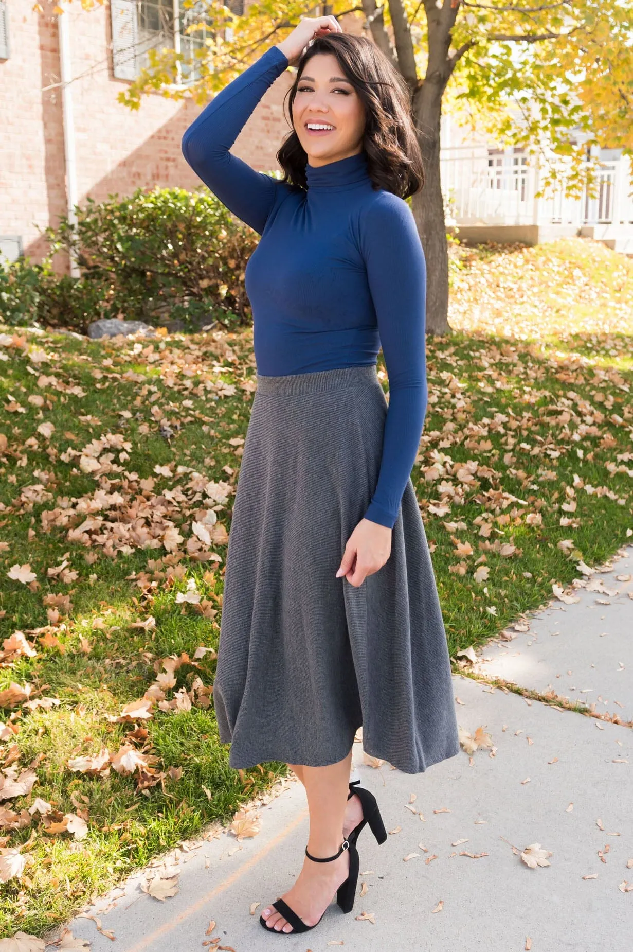 Charming As Ever Modest Circle Skirt