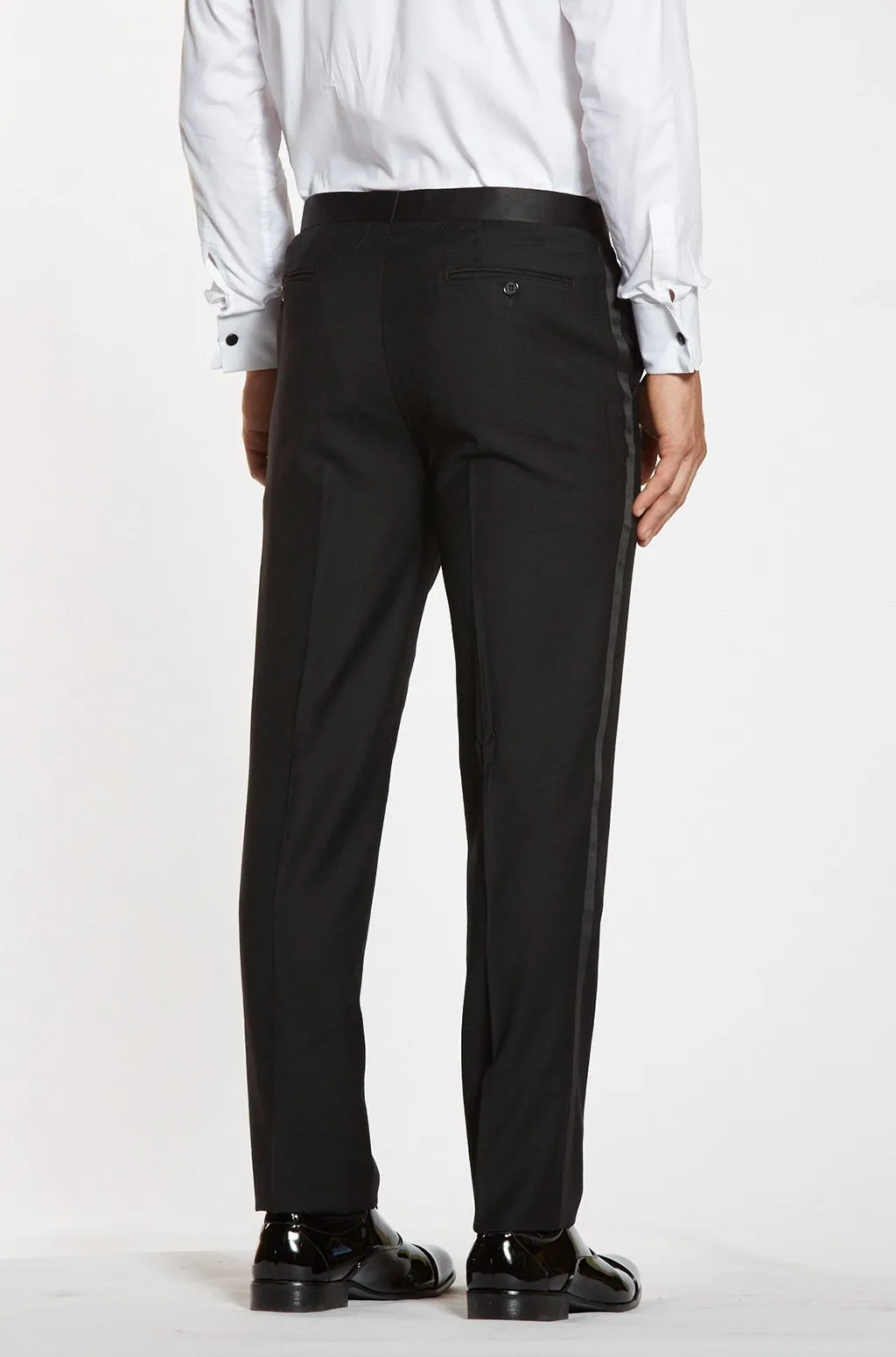 Classic Black Tuxedo Pants