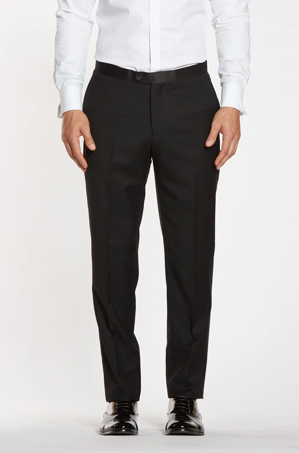 Classic Black Tuxedo Pants