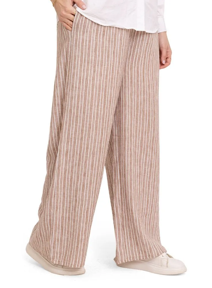 Coffee RD-Striped Pant