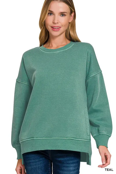 Cozy Teal Sweatshirt