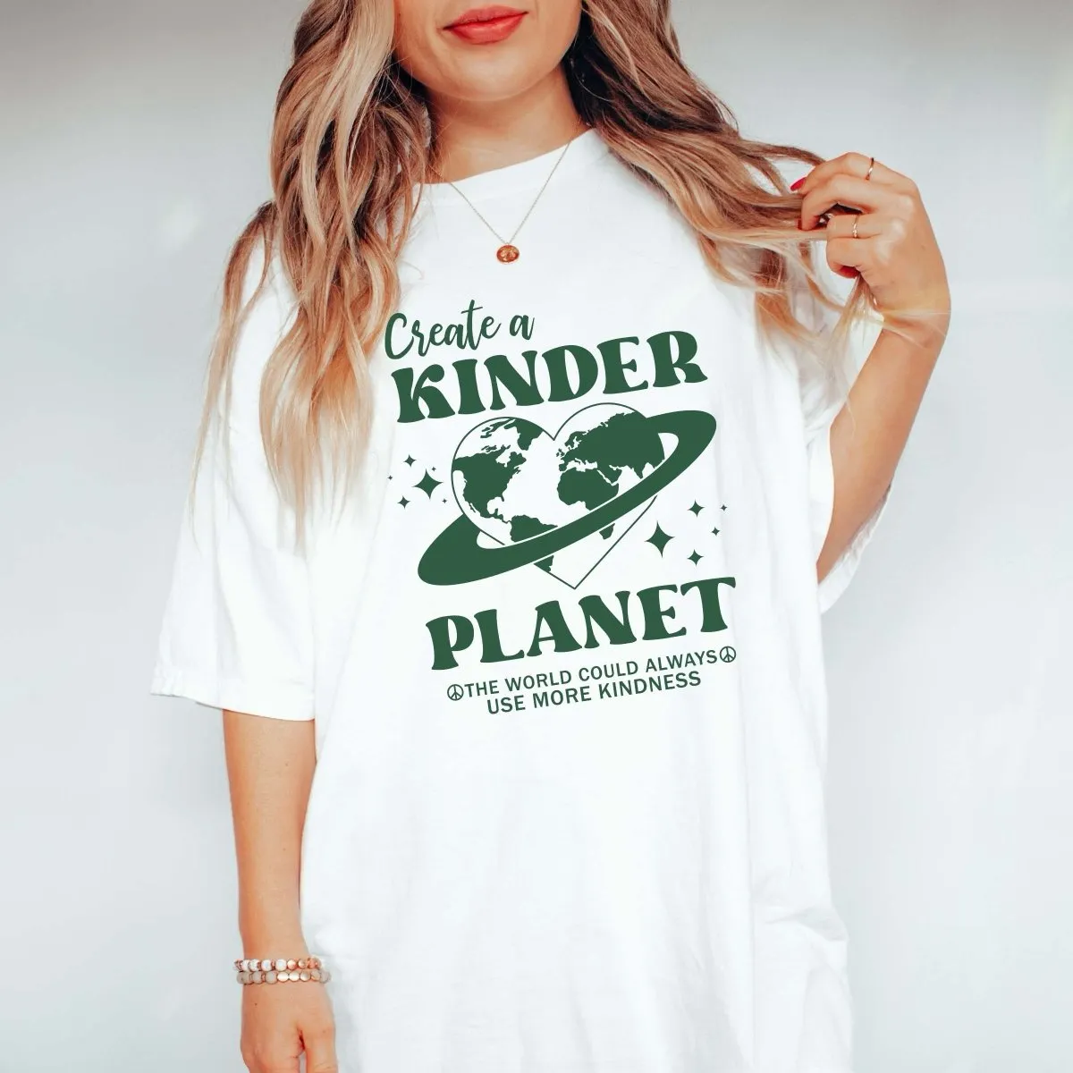 Create a Kinder Planet Comfort Color Wholesale Tee