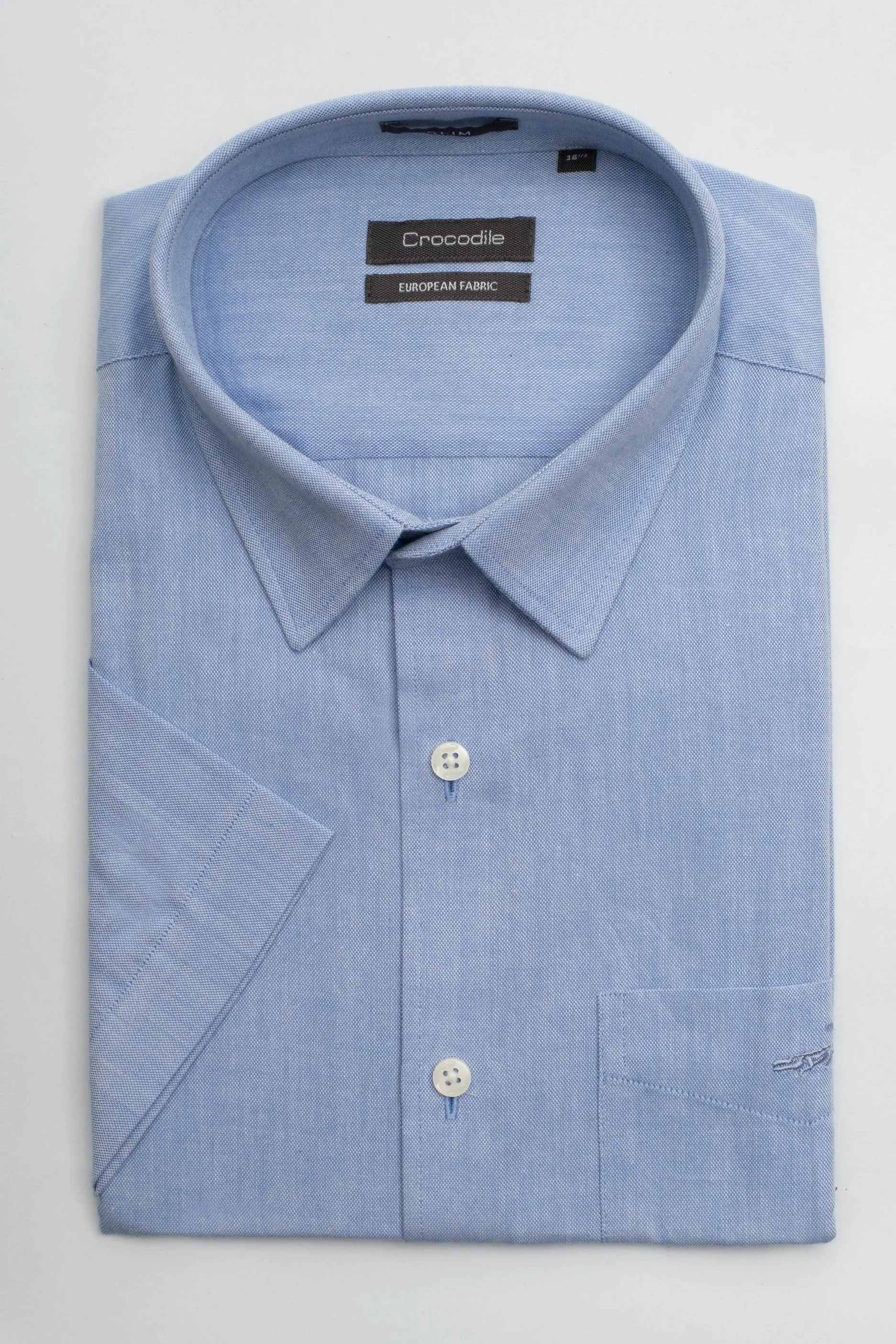 Crocodile Slim Fit HS Shirt Powder