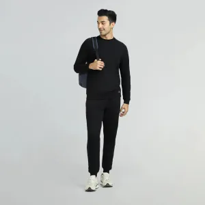 Cruze French Terry Cotton Sweatshirts Pitch Black