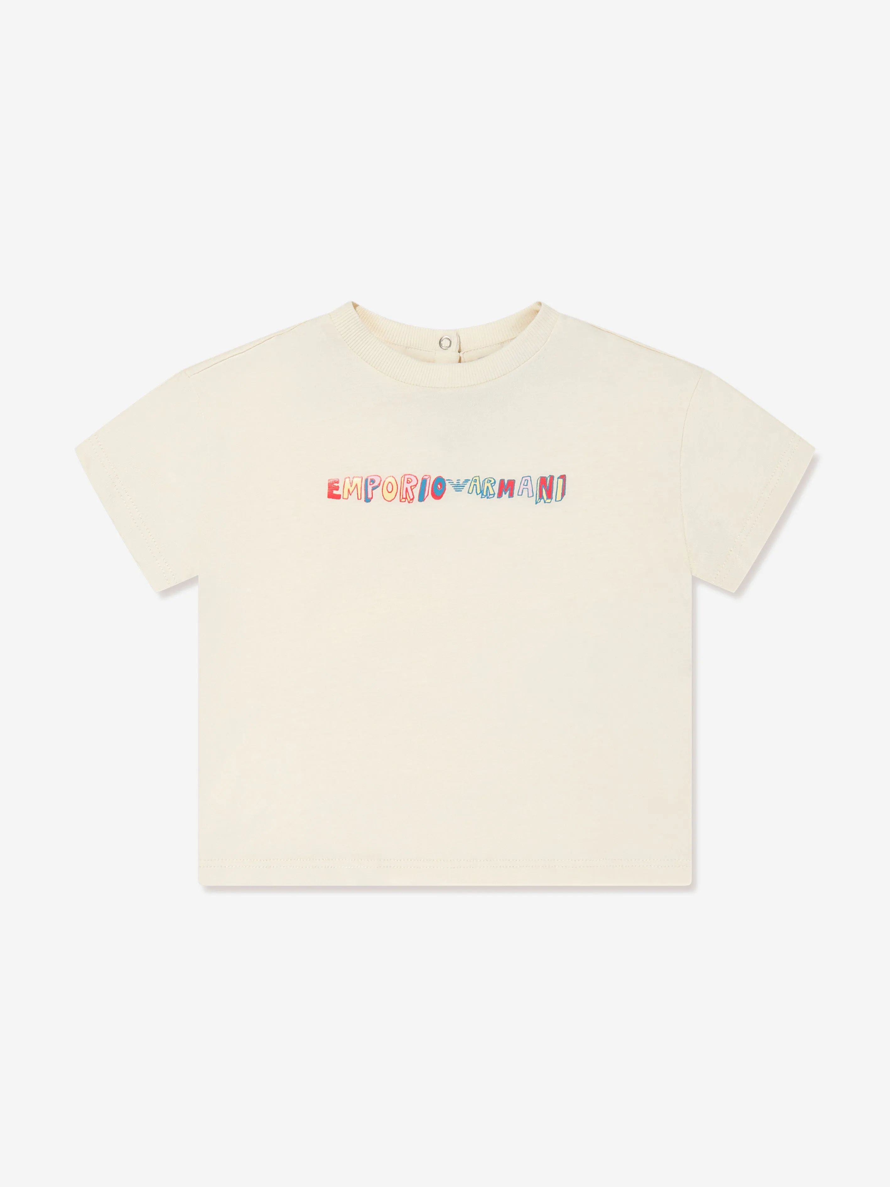 Emporio Armani Baby Girls 2 Pack T-Shirt Set in Multicolour