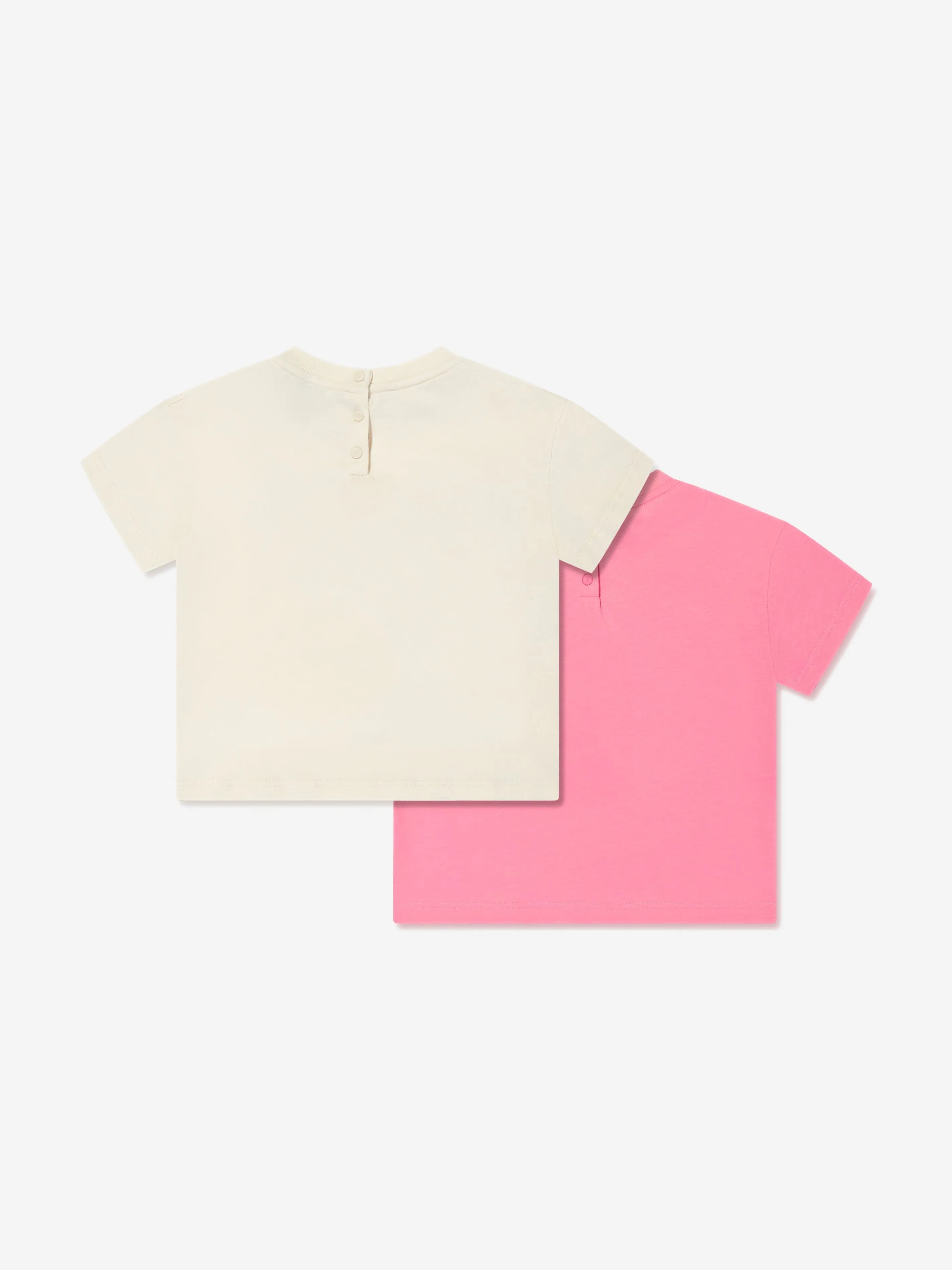 Emporio Armani Baby Girls 2 Pack T-Shirt Set in Multicolour