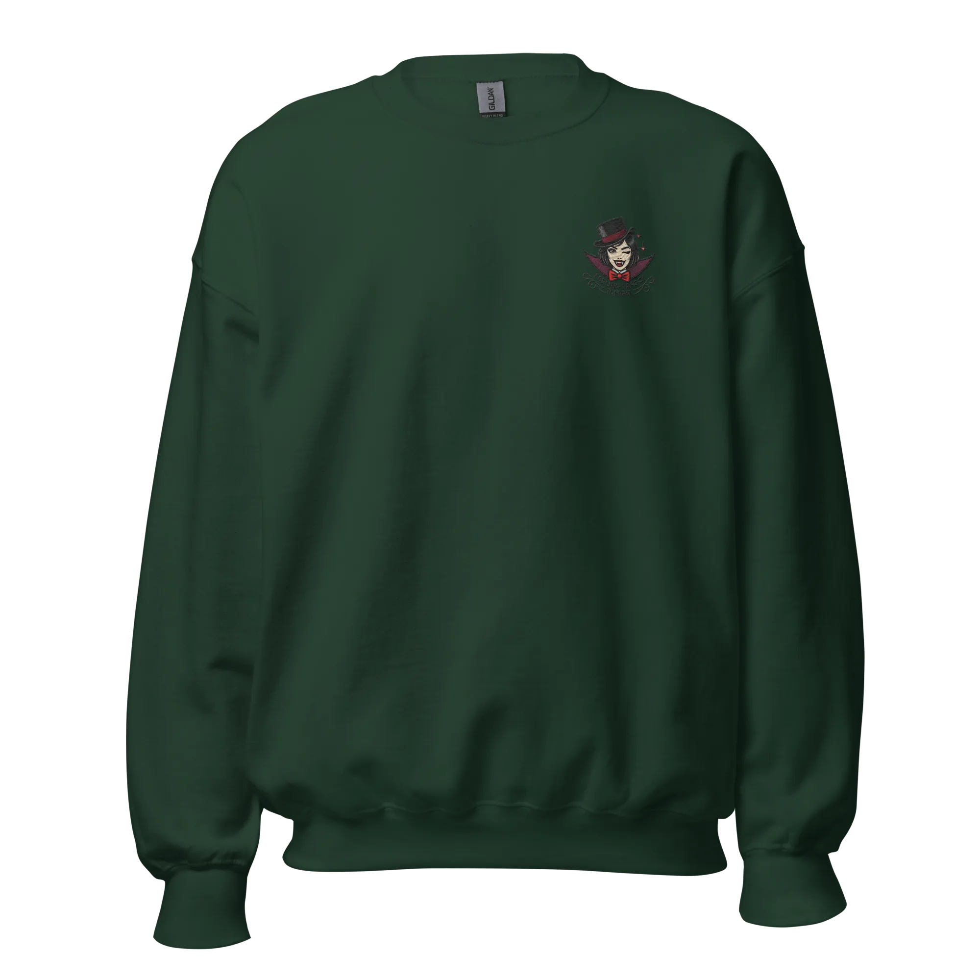 Feeling Fang-cy Tonight! - Halloween Sweatshirt - Vampire Fangs Halloween Sweatshirt