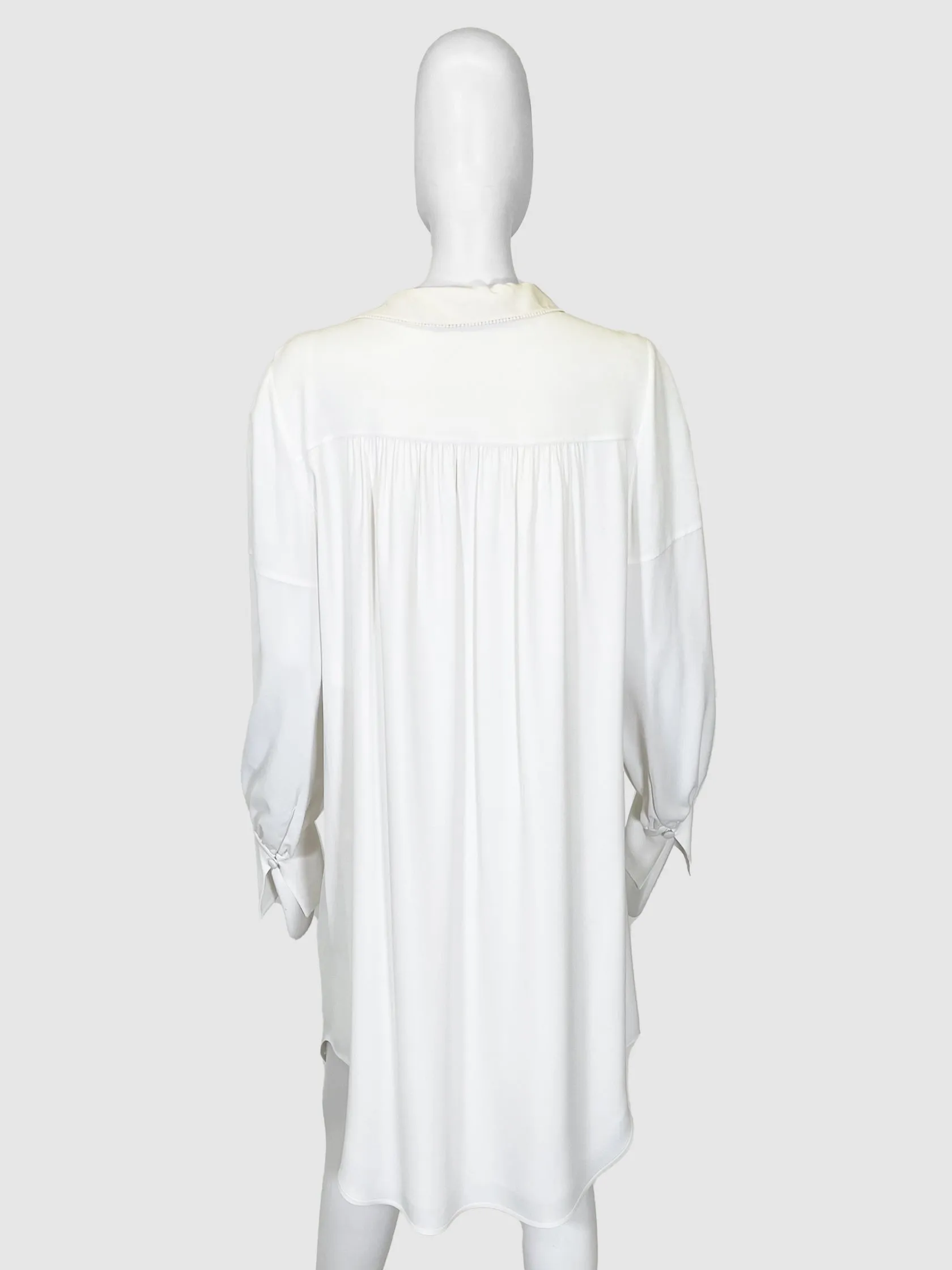 Flowy Dress with Tie - Size 40