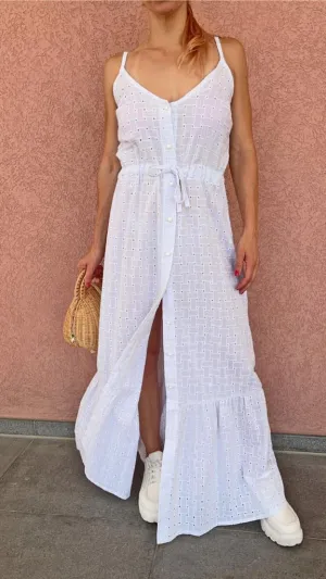 Flowy Sleeveless Maxi Dress