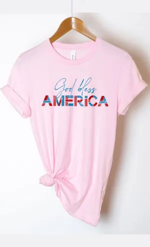 God Bless America Graphic Tee PLUS