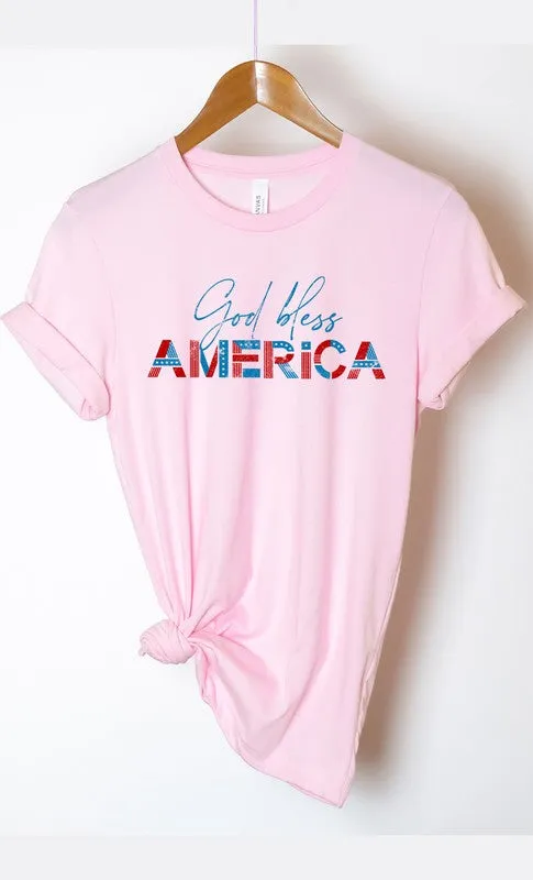 God Bless America Graphic Tee PLUS