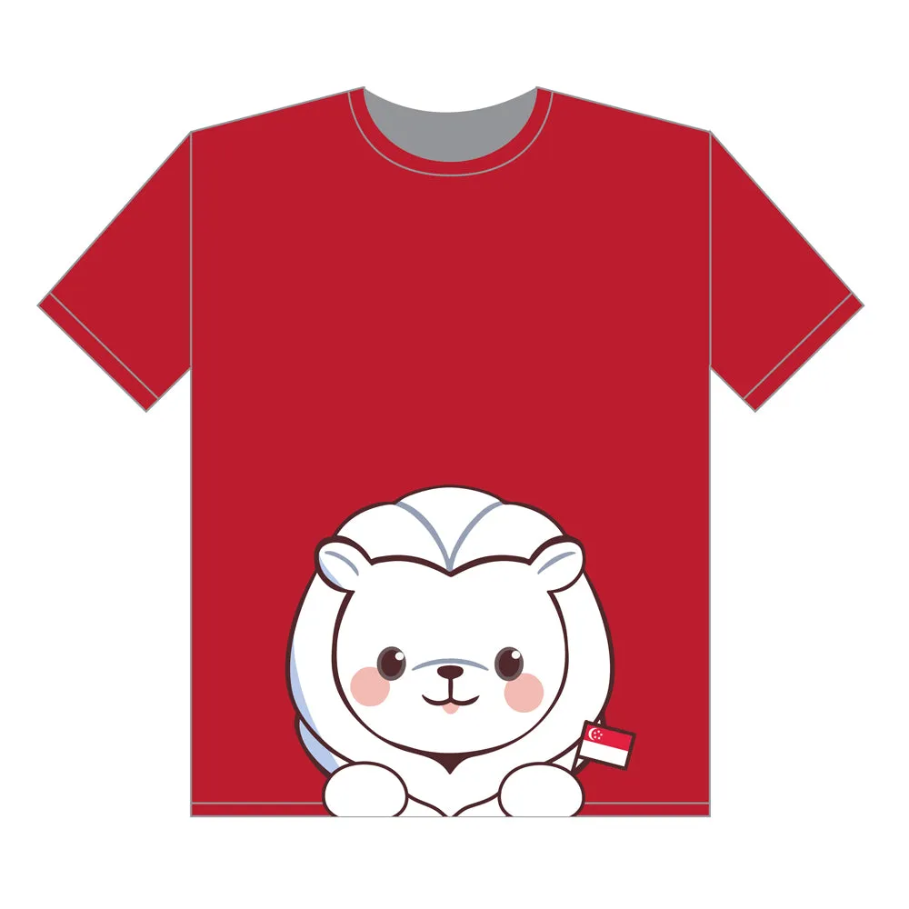 Goldwood x Mr. Merlion Love SG Flag T-Shirt - Adult