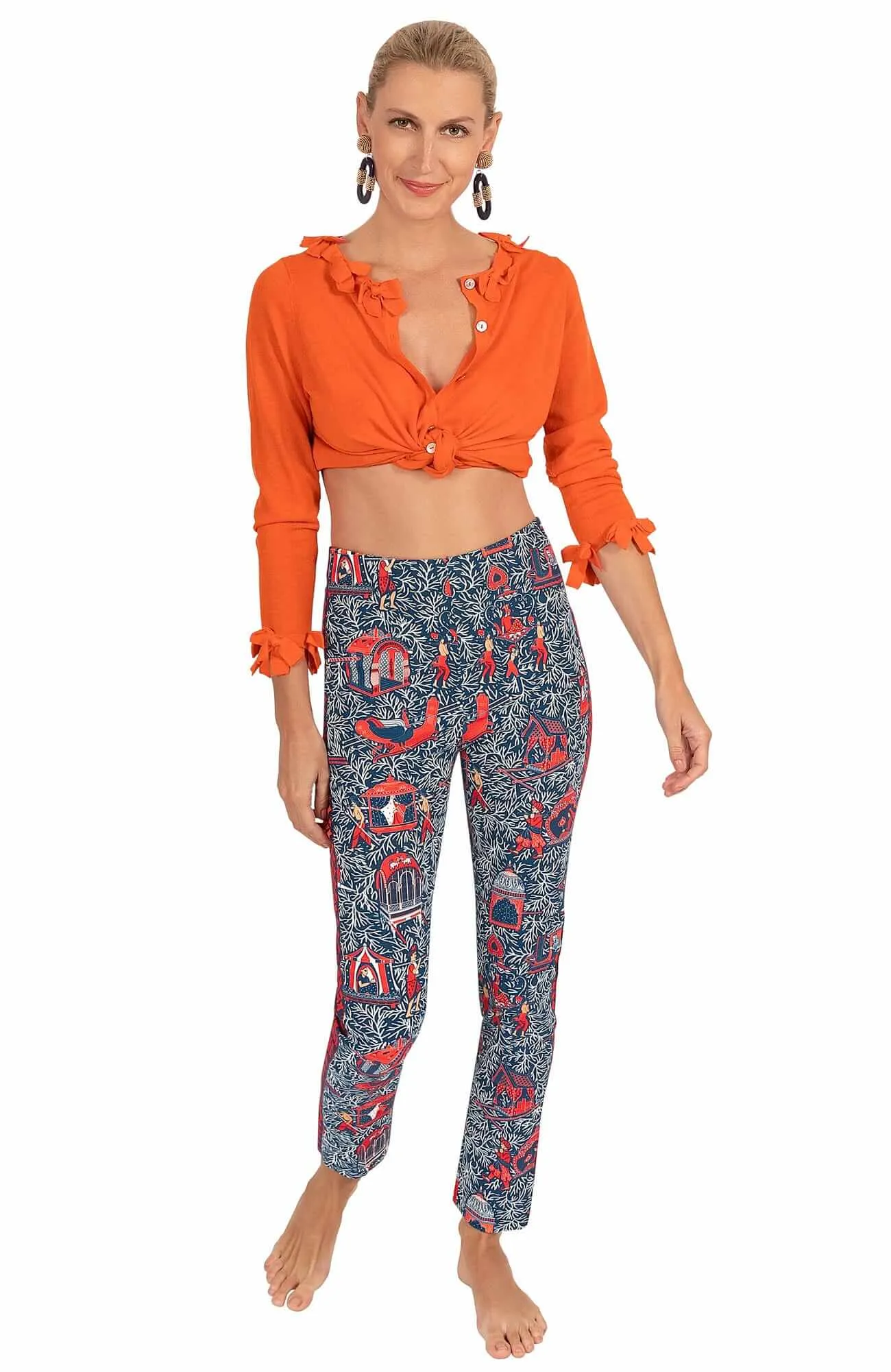 Gretchen Scott 27-Inch Gripeless Pullon - Palanquin Party Classic Pants - Navy*