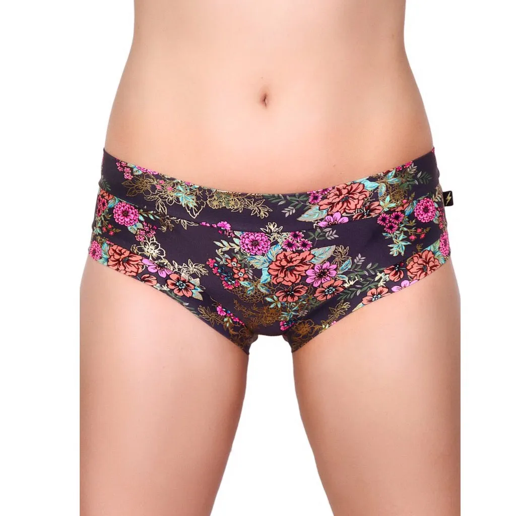 Gunmetal Garden Hot Pants
