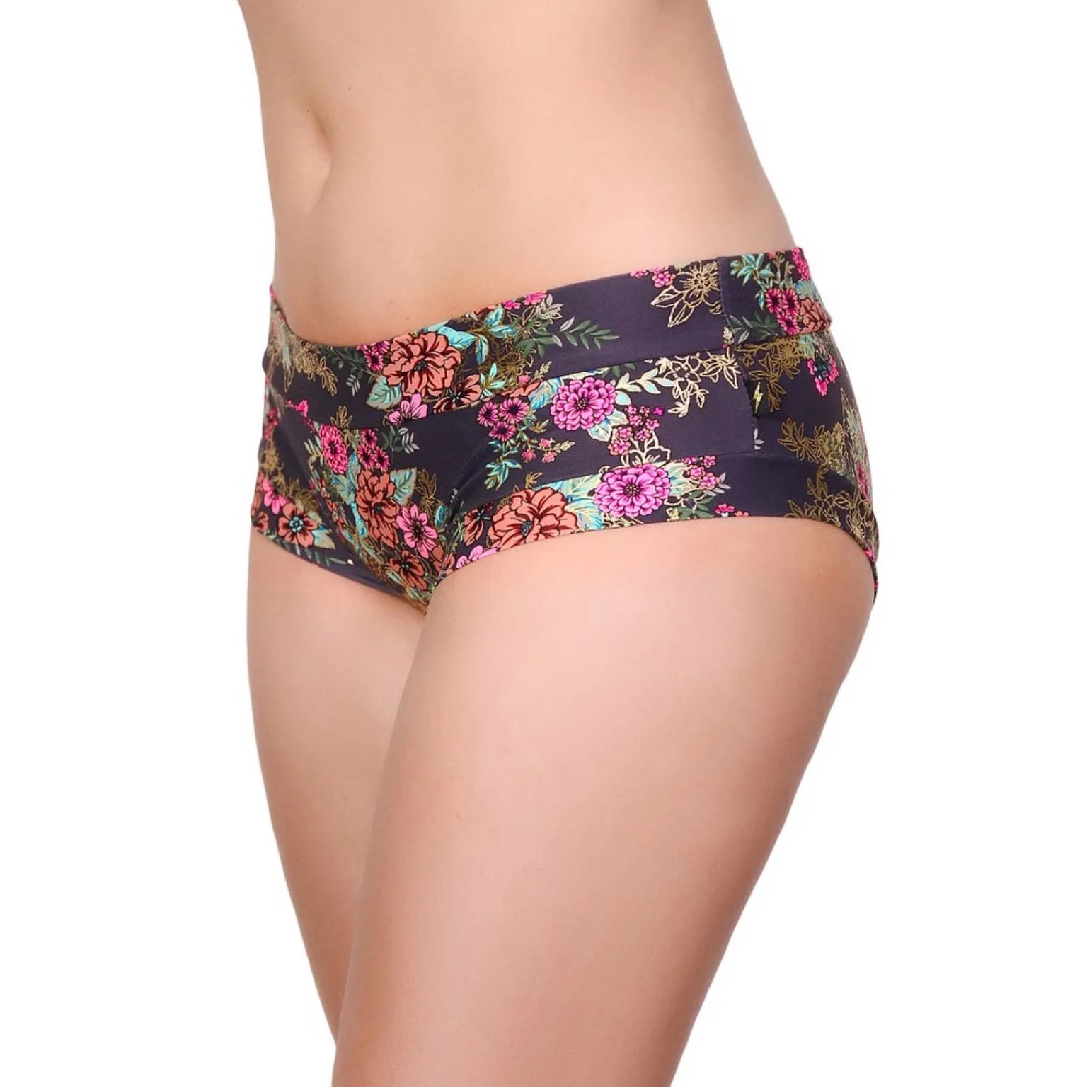 Gunmetal Garden Hot Pants
