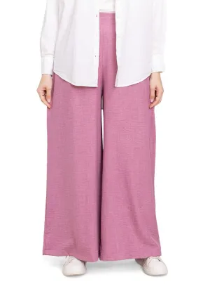 Kashmir linen Wide Leg