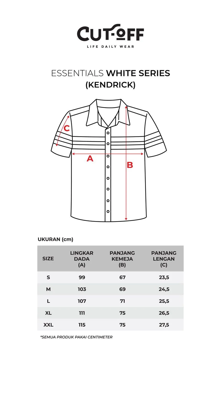 Kendrick Essential White Shirts