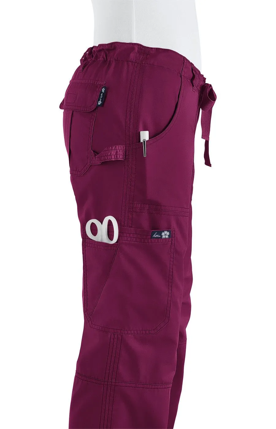 Lindsey Pant by KOI(Petite) XXS-3X / Wine