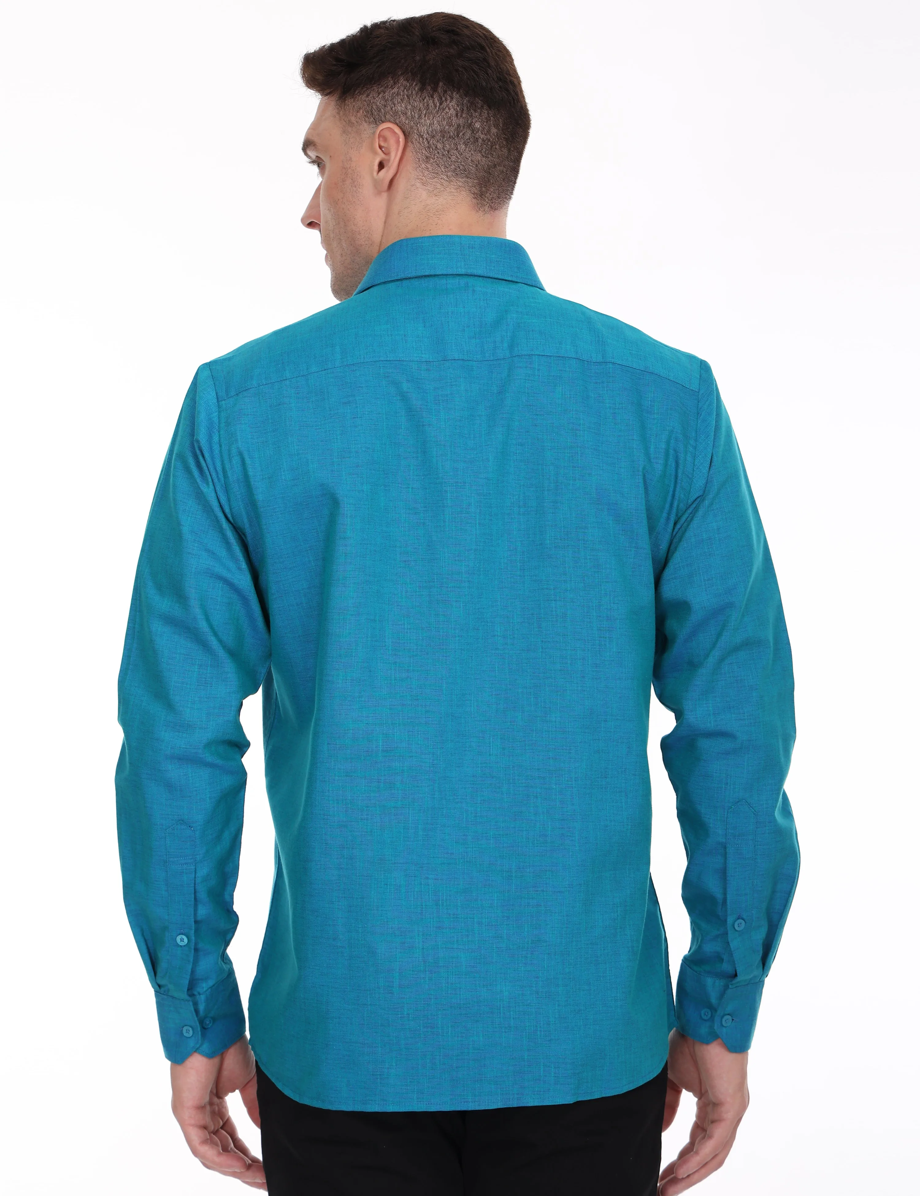 Linseed Cotton Colour Shirt Full Sleeve -17008