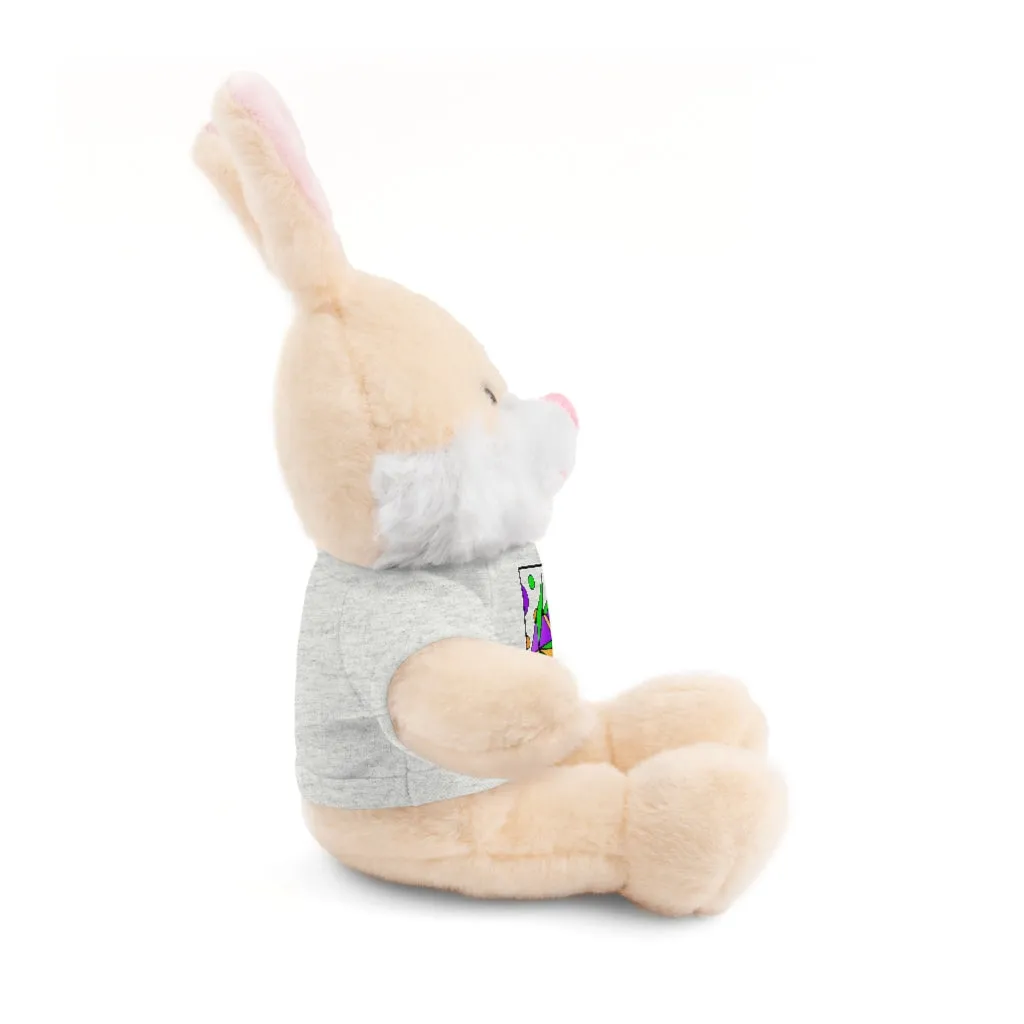Mardi Gras Box Dog Stuffed Animals with Tee