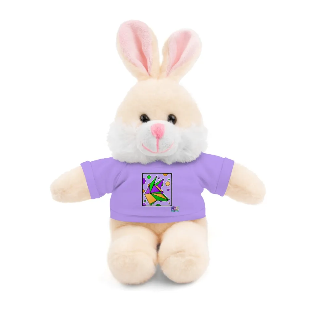 Mardi Gras Box Dog Stuffed Animals with Tee