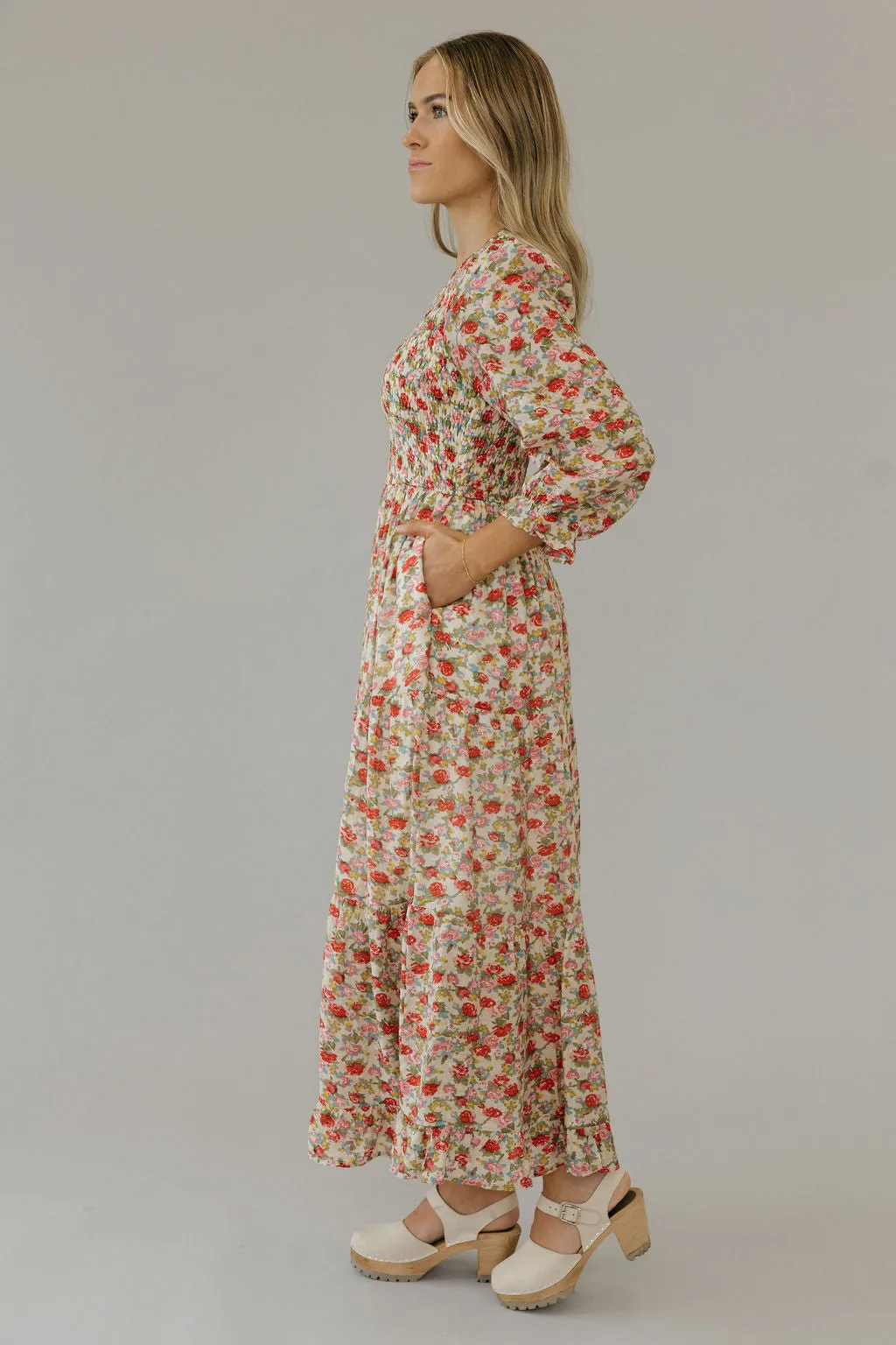 Marisa Dress-Ivory Multi