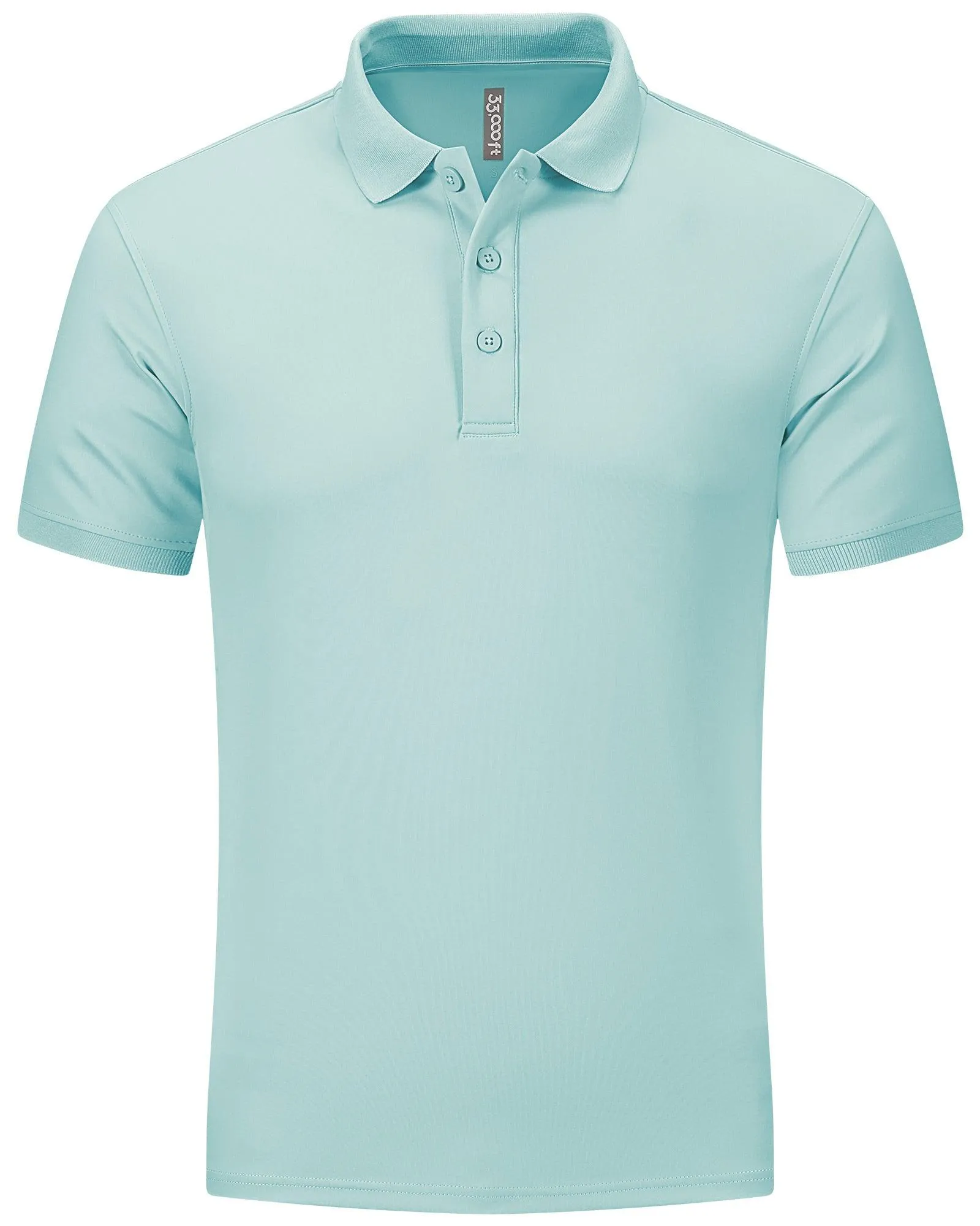 Men's UPF50  Golf Polo Short Sleeve Collared Quick Dry T-Shirt