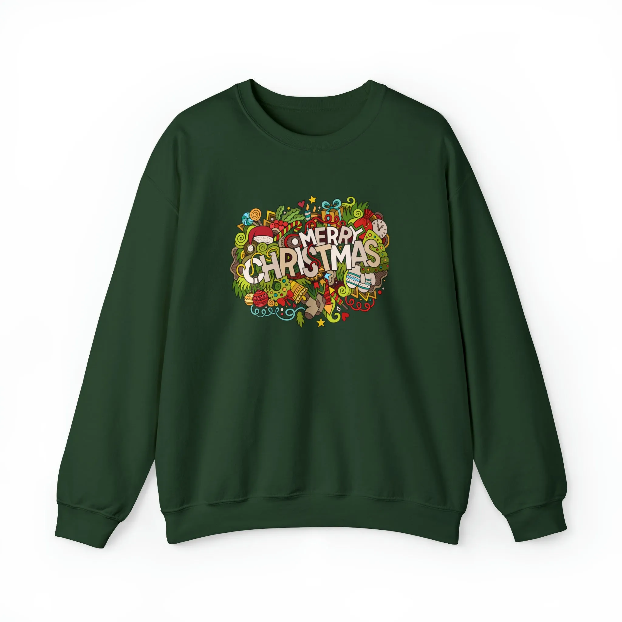 Merry Christmas Sweatshirt, Christmas Trees Shirt, Christmas Tee, Christmas Sweatshirt, Cute Christmas Shirt, Christmas Gift, Christmas Tree