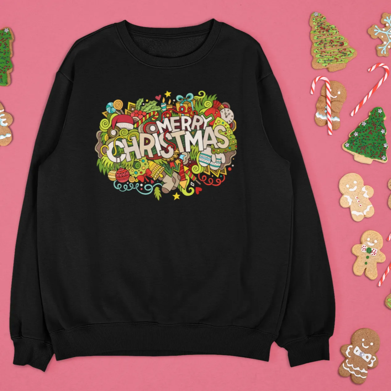 Merry Christmas Sweatshirt, Christmas Trees Shirt, Christmas Tee, Christmas Sweatshirt, Cute Christmas Shirt, Christmas Gift, Christmas Tree