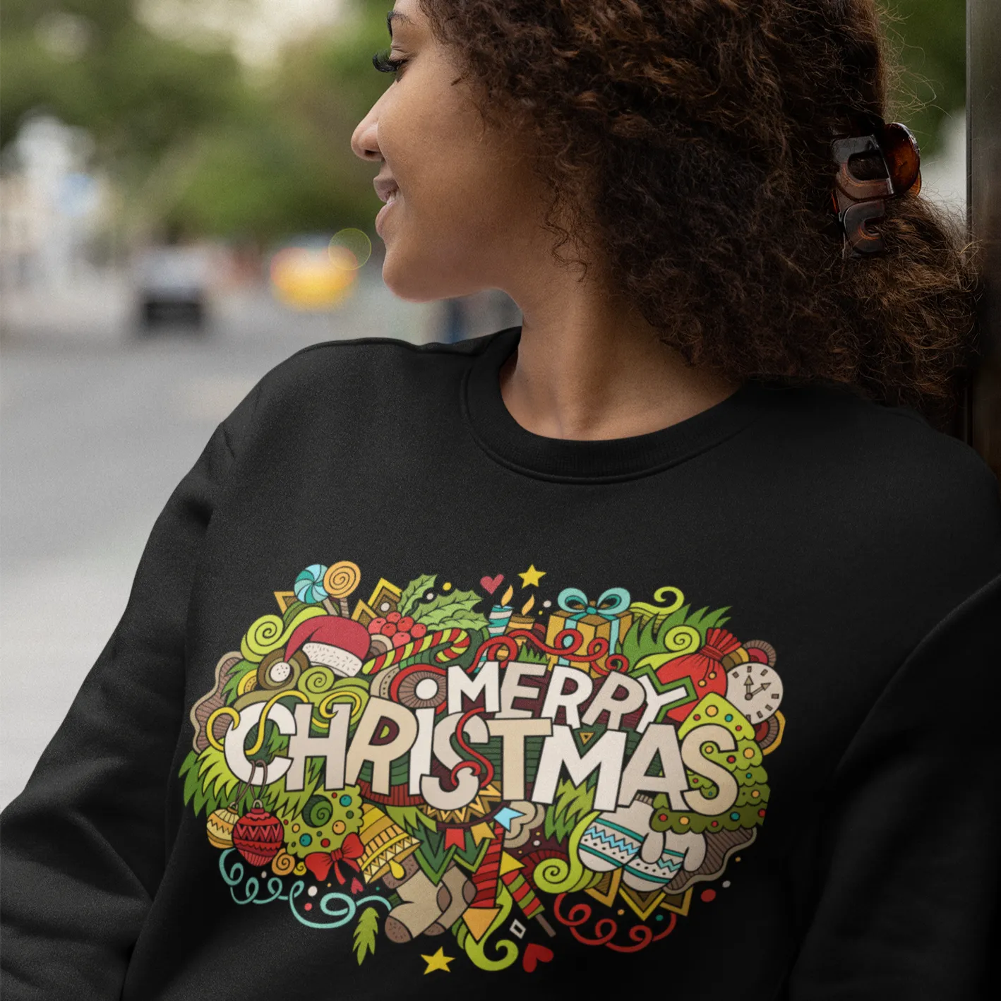 Merry Christmas Sweatshirt, Christmas Trees Shirt, Christmas Tee, Christmas Sweatshirt, Cute Christmas Shirt, Christmas Gift, Christmas Tree