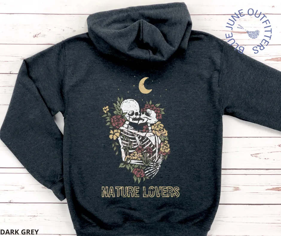 Nature Lovers | The Lovers Skeletons Unisex Hoodie