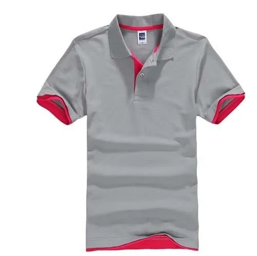 Plus Size XS-3XL Men's Polo  Cotton Short Sleeve T shirt