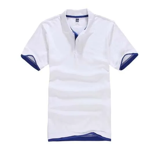 Plus Size XS-3XL Men's Polo  Cotton Short Sleeve T shirt
