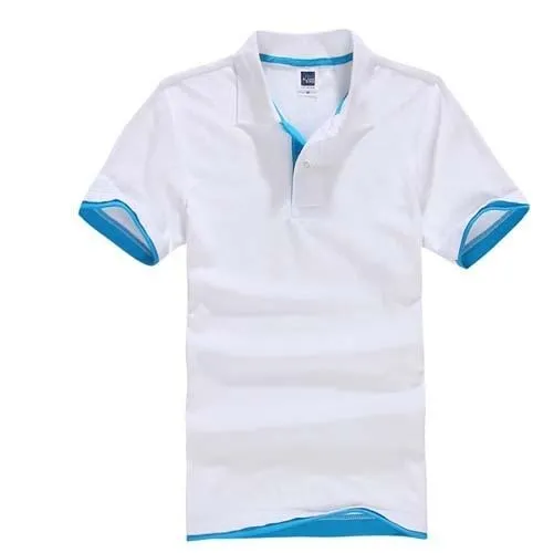 Plus Size XS-3XL Men's Polo  Cotton Short Sleeve T shirt
