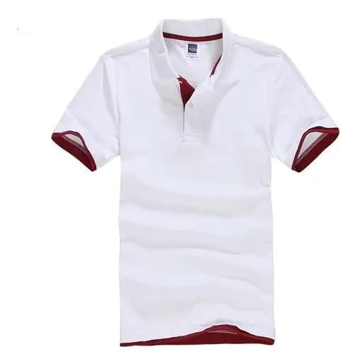 Plus Size XS-3XL Men's Polo  Cotton Short Sleeve T shirt