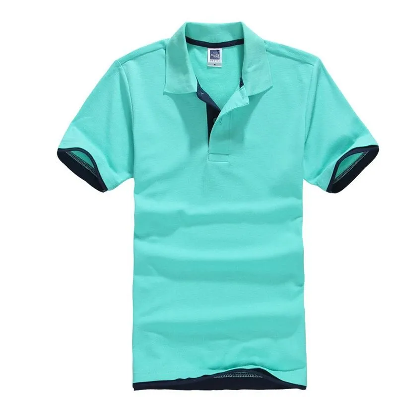 Plus Size XS-3XL Men's Polo  Cotton Short Sleeve T shirt