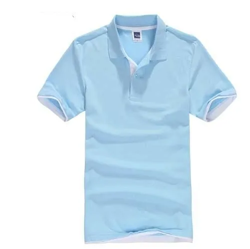 Plus Size XS-3XL Men's Polo  Cotton Short Sleeve T shirt