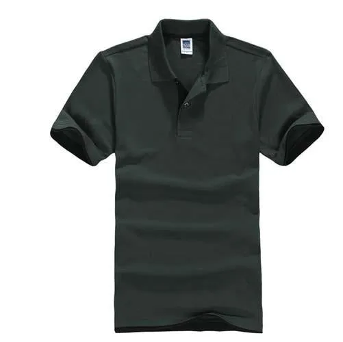 Plus Size XS-3XL Men's Polo  Cotton Short Sleeve T shirt