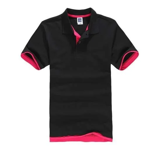 Plus Size XS-3XL Men's Polo  Cotton Short Sleeve T shirt