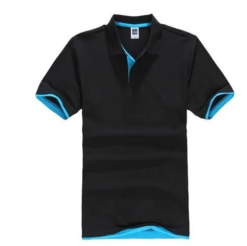 Plus Size XS-3XL Men's Polo  Cotton Short Sleeve T shirt