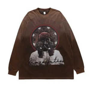Portrait Graphic Print T-shirt